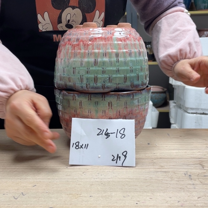 紫砂花盆多肉花盆微瑕18