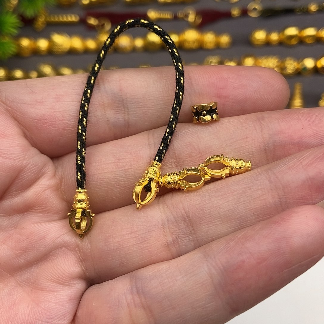 熬***猫足银玻璃四方杵弟子珠2套陪链接线束黑金