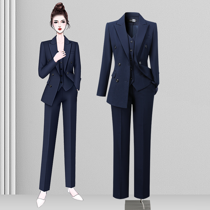 【GUTIFU】职业女装套装西装女套装律师教师销售女秋冬正装职场通勤