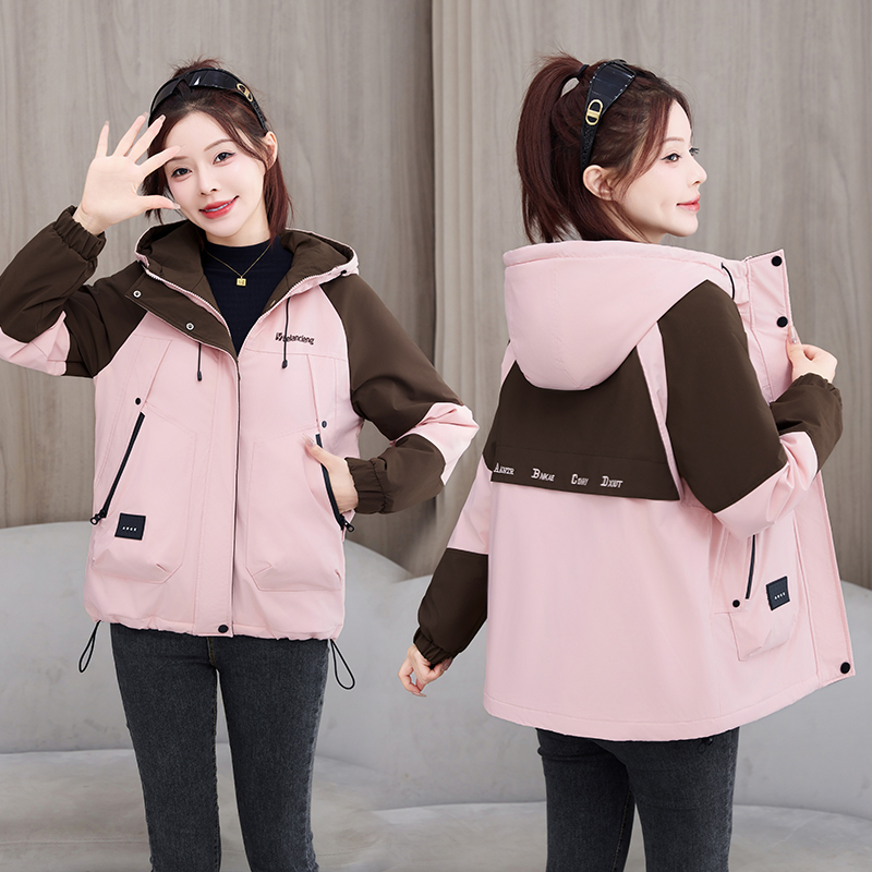 女款爆款2025新款夹棉外套秋冬季二棉轻薄棉服棉衣短款宽松加棉袄