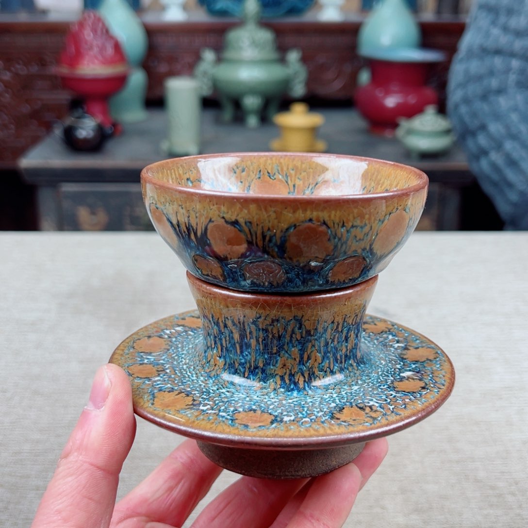 瓷片正能量陶瓷艺术品