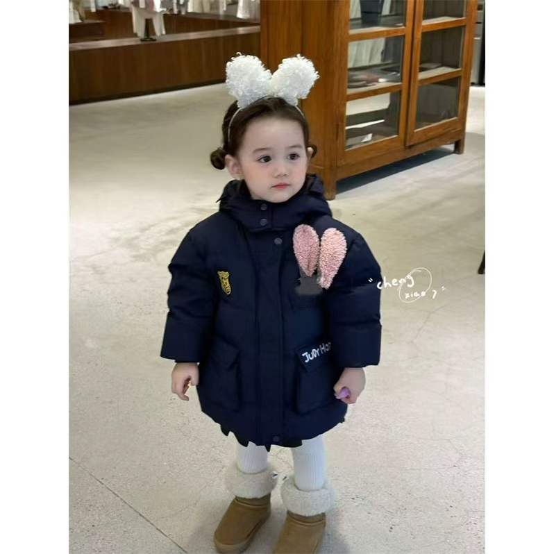 【兔子警官】橙小7·25冬~女童卡通羽绒服XQ55551（童装汉服）