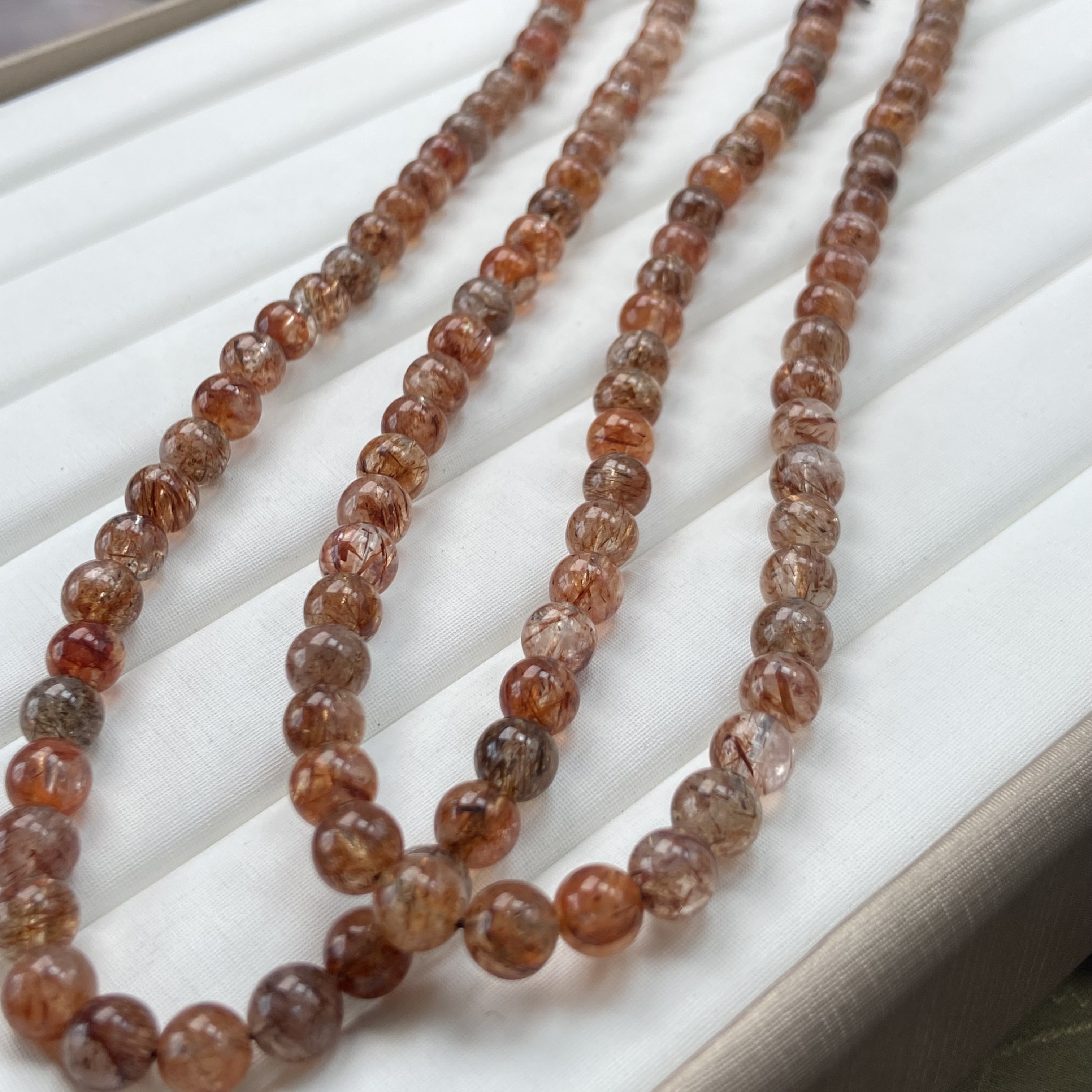 天然水晶多圈黑金超七顶顶货A-0017多样性发其一