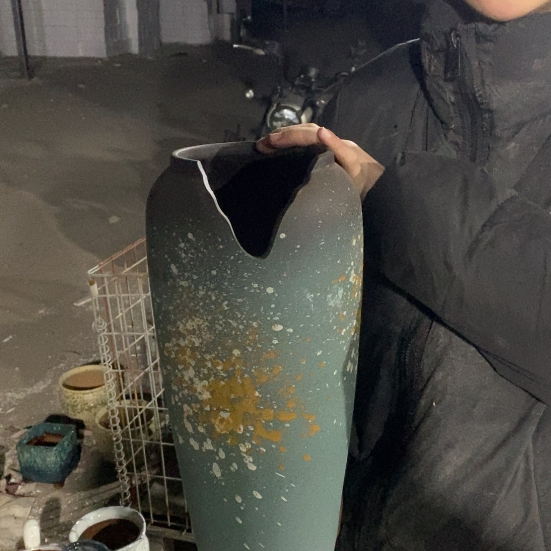 紫砂花盆瑕疵13/40fhj hg d