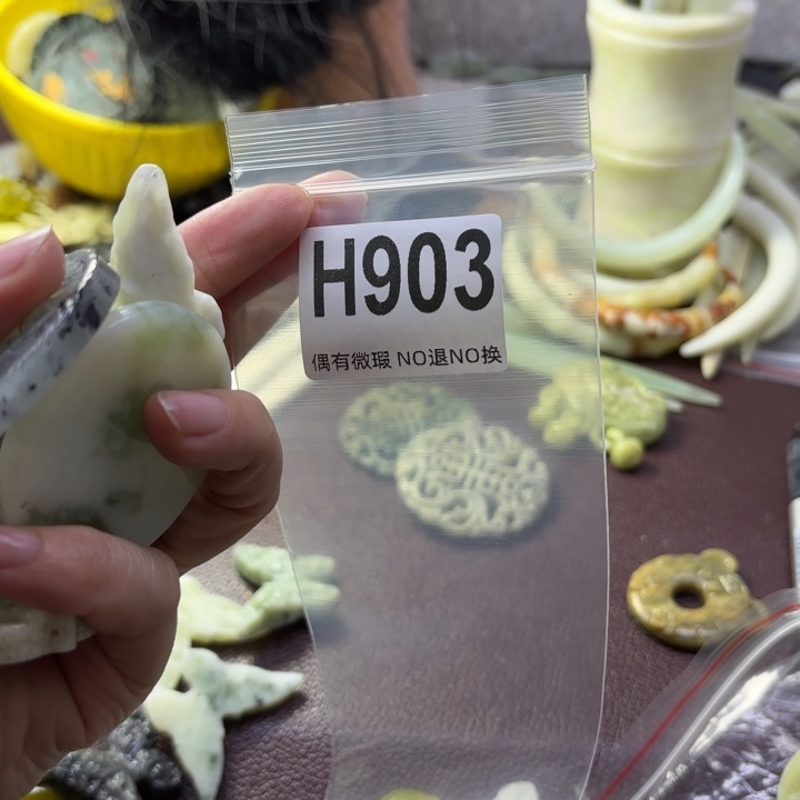 蛇纹石玉发饰合金?****?