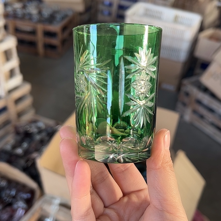 手柄款水晶玻璃微瑕一个