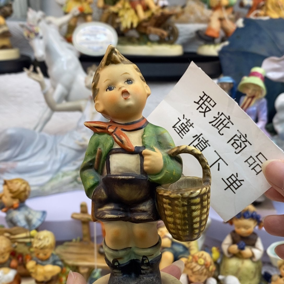 瓷片欧美中古美物摆件