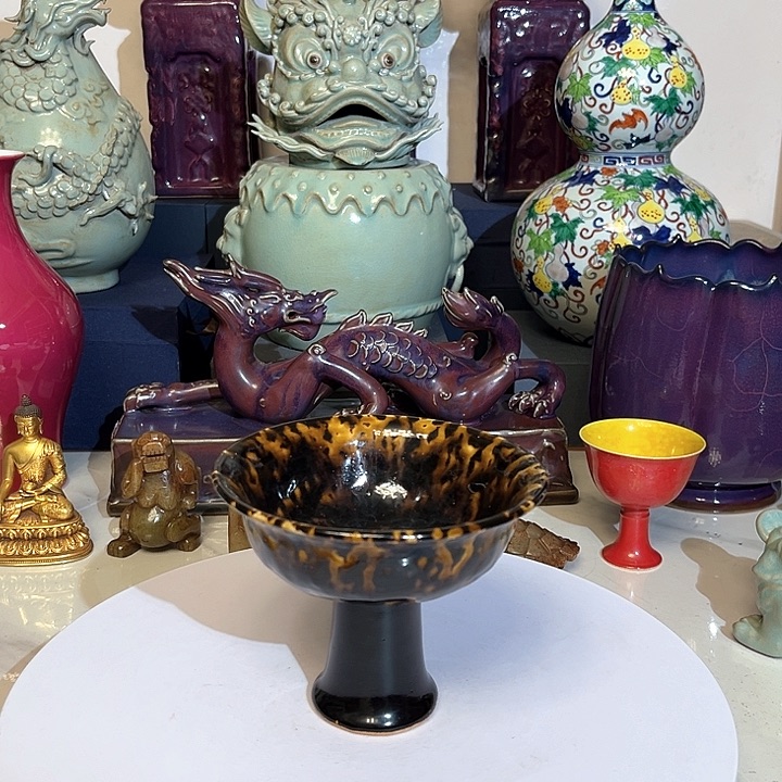 瓷片摆件摆件摆放