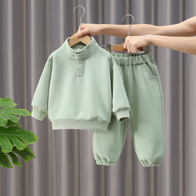 男童套装春秋装2025新款儿童卫衣运动服宝宝春季潮酷帅洋气时髦