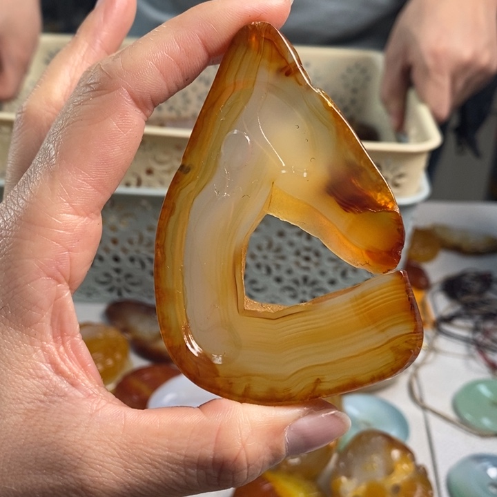 玛瑙/玉髓吊坠(不含链)未镶嵌