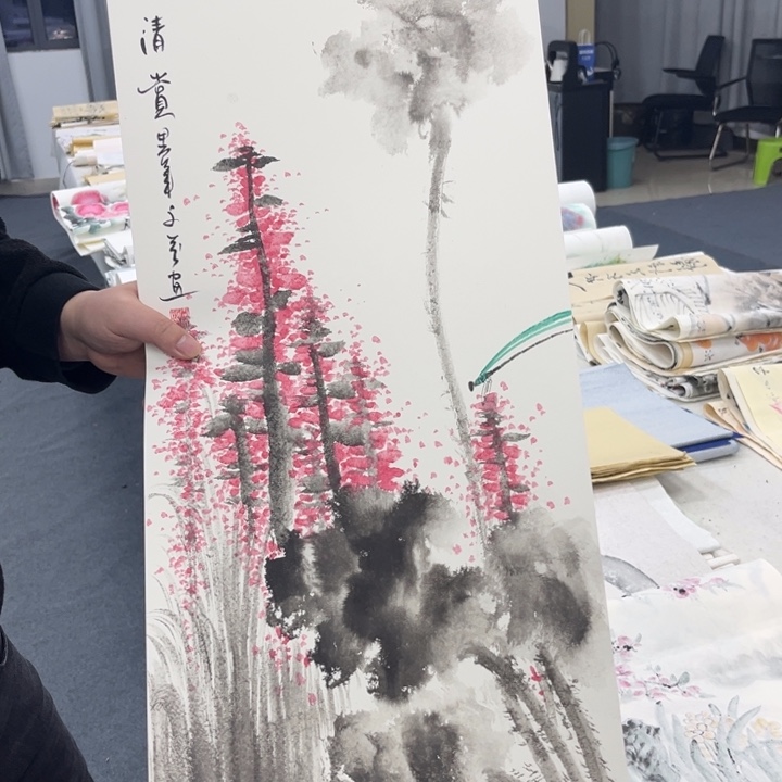 国画绘画手绘作品
