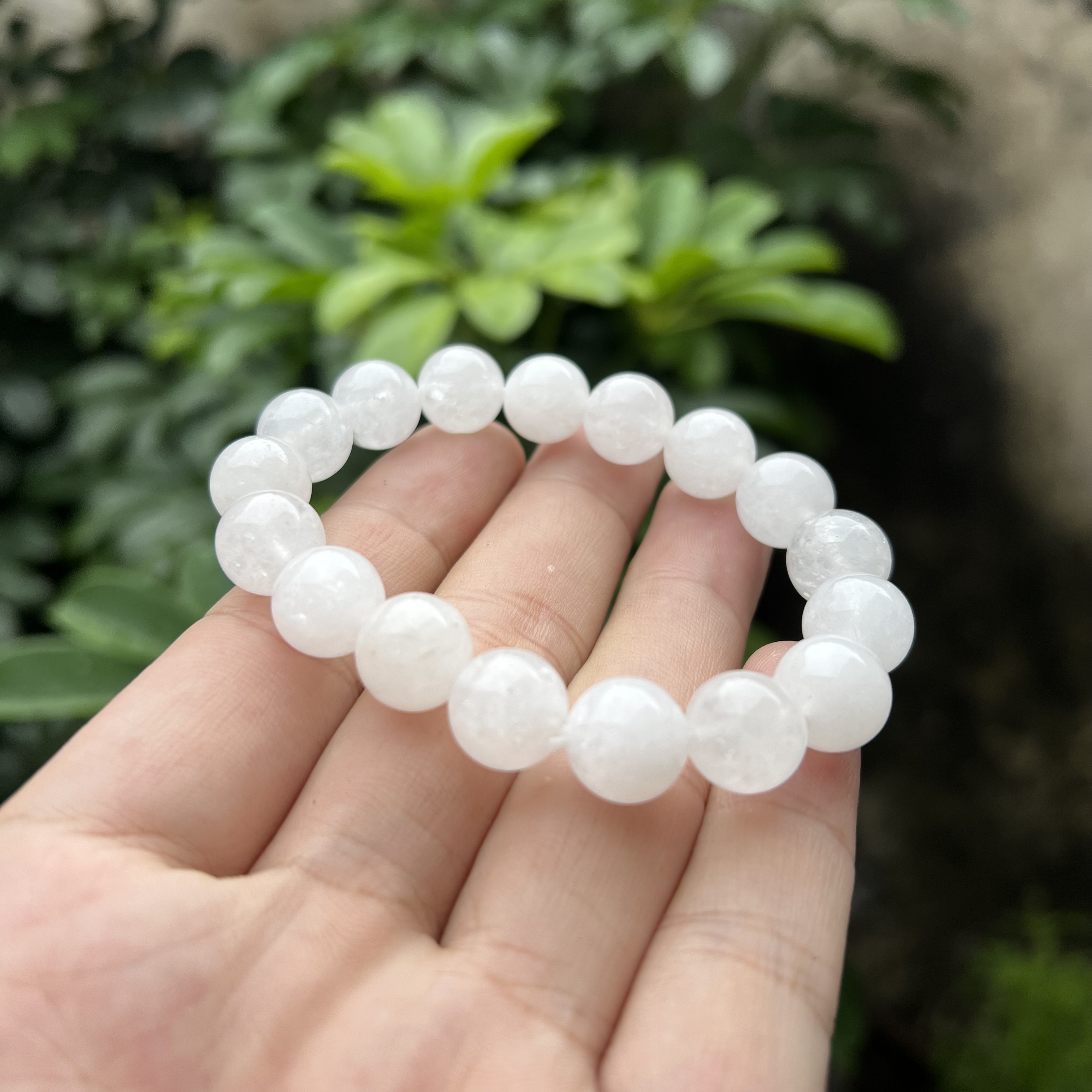 a907精品糖白卡12mm手串百搭