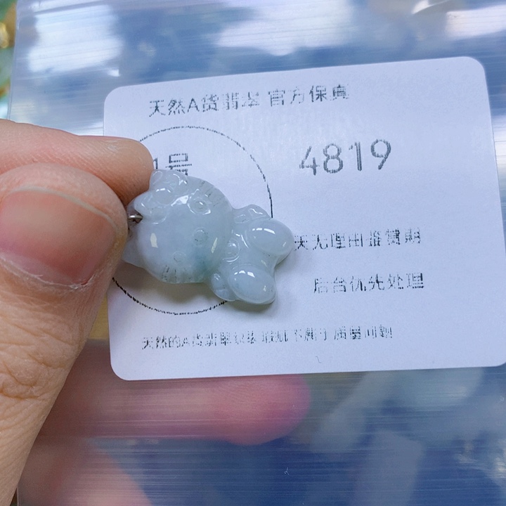 翡翠吊坠(赠链)未镶嵌翡翠