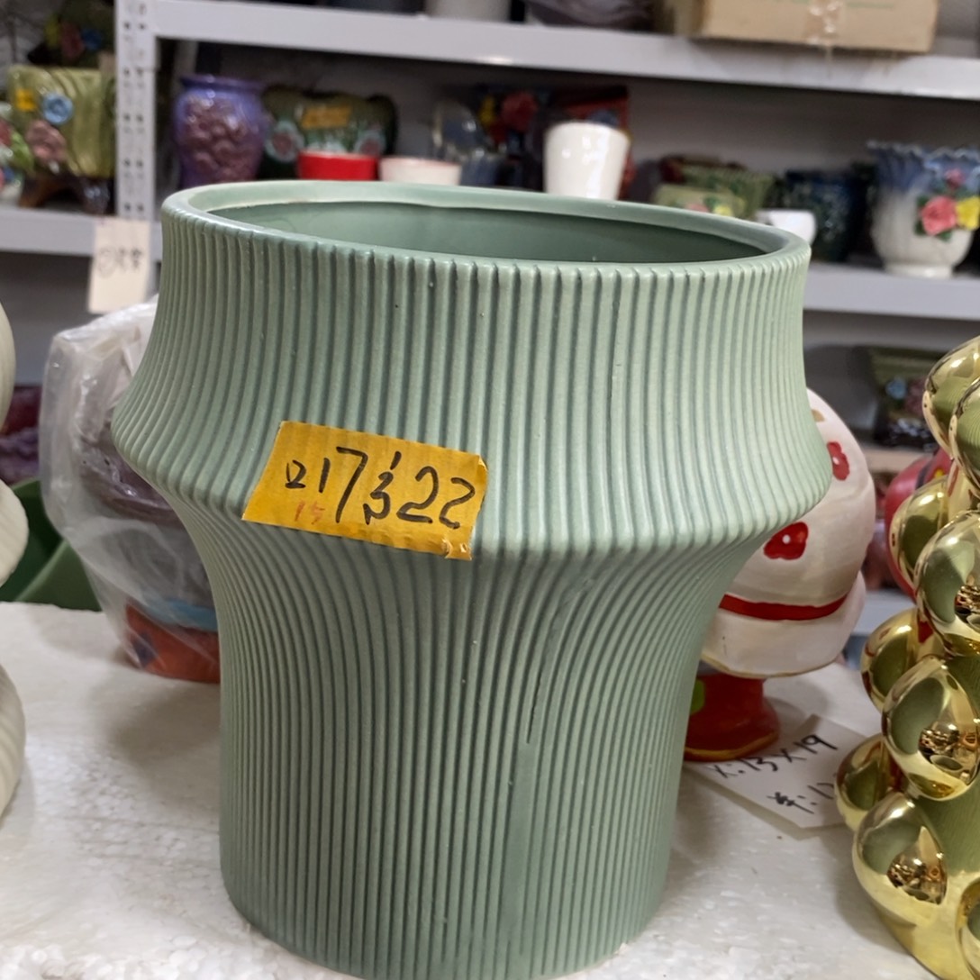 陶杯子陶盆有孔 瑕疵介意勿拍