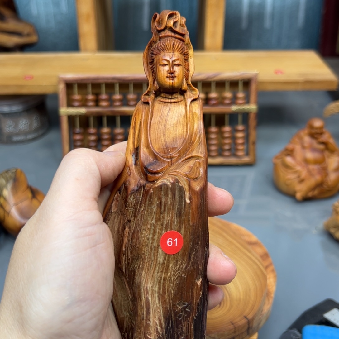 柏木崖柏木摆件手把件，47