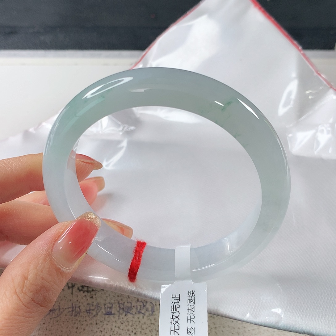 翡翠未镶嵌手镯 正圈①⑦②
