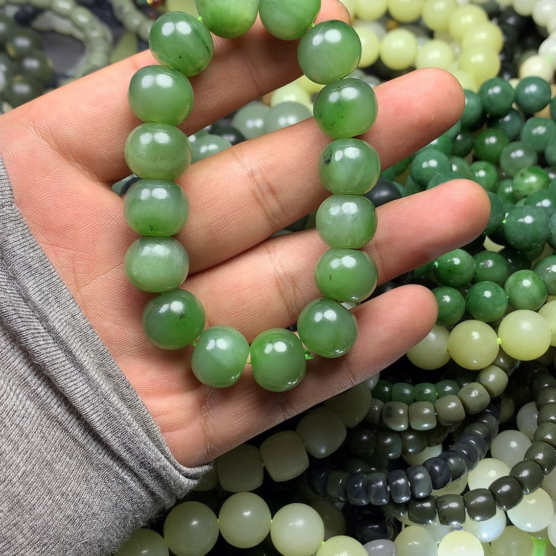 和田玉手链未镶嵌