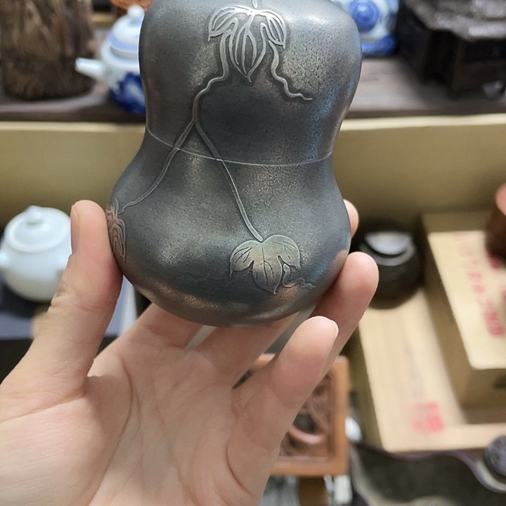 锡中古工艺品摆件