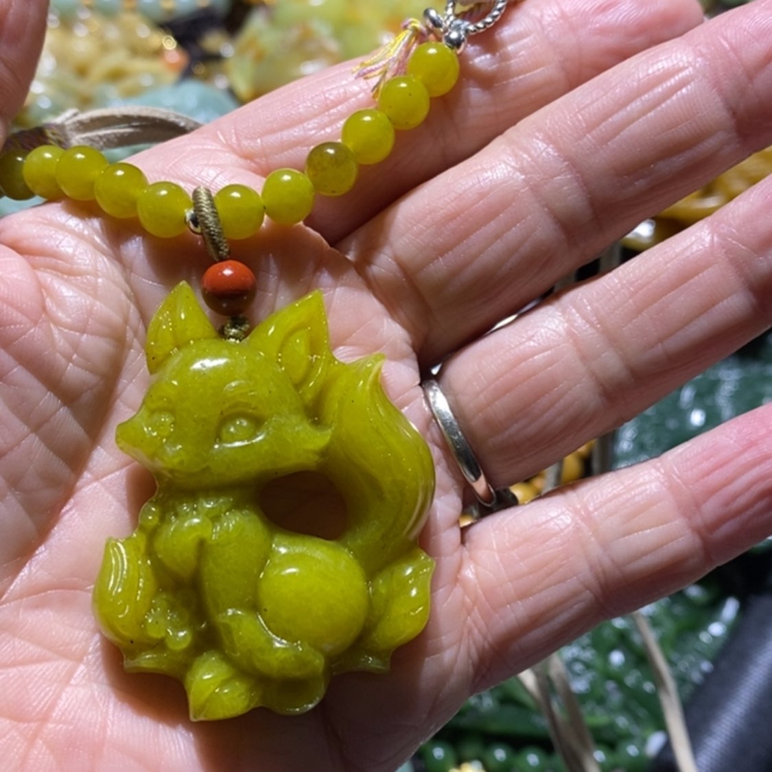 【闪购商品】岫玉毛衣链未镶嵌