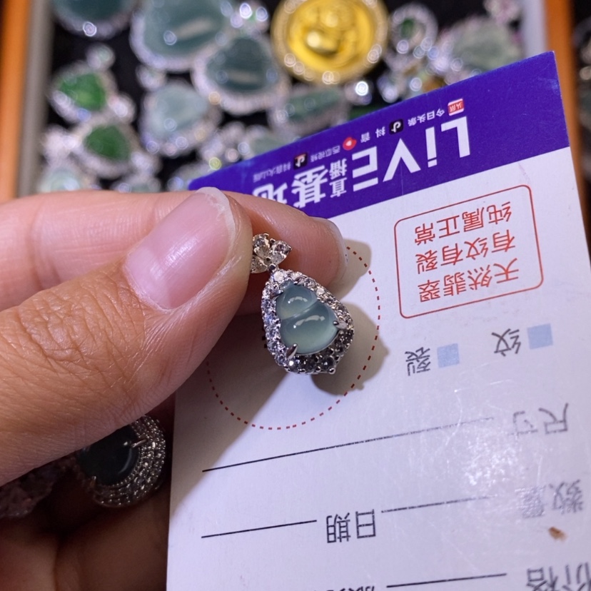 【闪购商品】翡翠项链未镶嵌天然