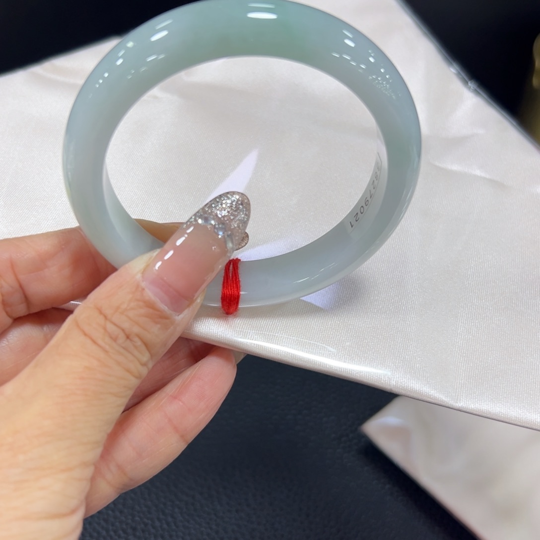 初***雨翡翠未镶嵌手镯翡翠手镯