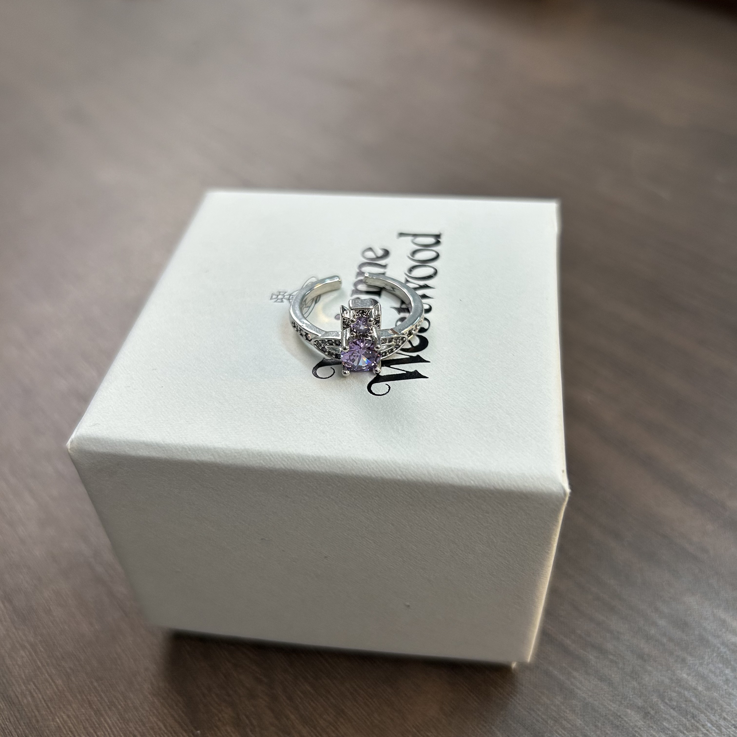 钛钢戒指 【土星戒指】开口可调节可单戴叠戴满钻精致套戒