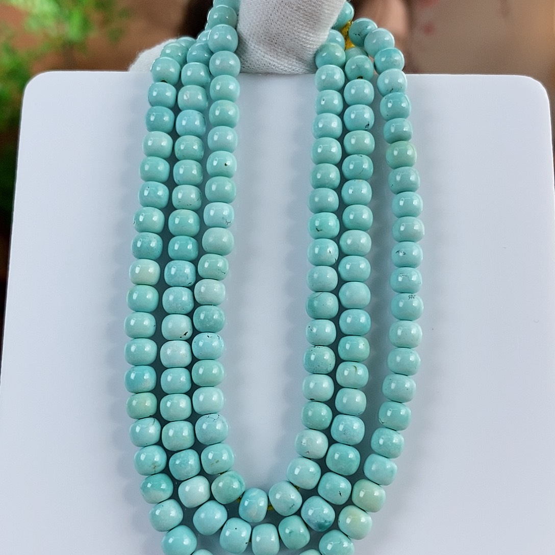 绿松石珠宝奇石未镶嵌5.5mm+