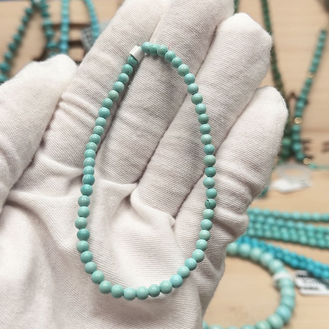 绿松石圆珠未镶嵌