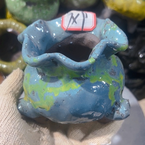 粗陶花盆手工花盆