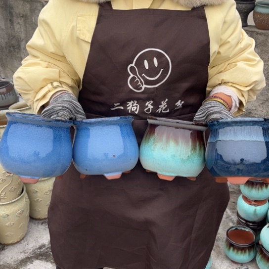 红陶口14高13瑕疵