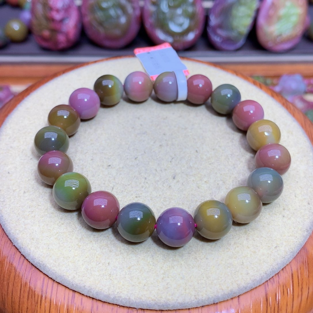 玛瑙手链未镶嵌盐源