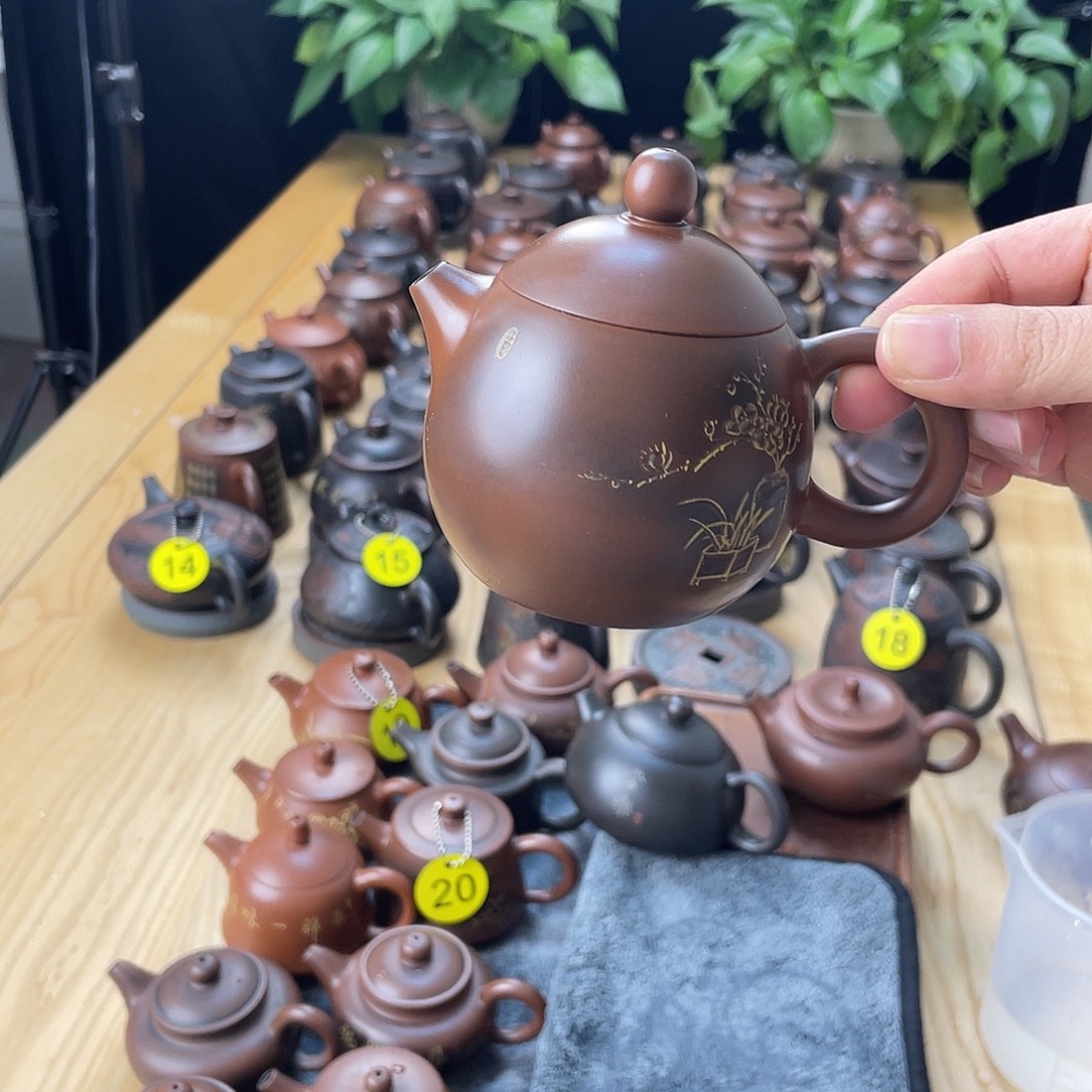 x***g泥塑龙蛋壶170毫升左右