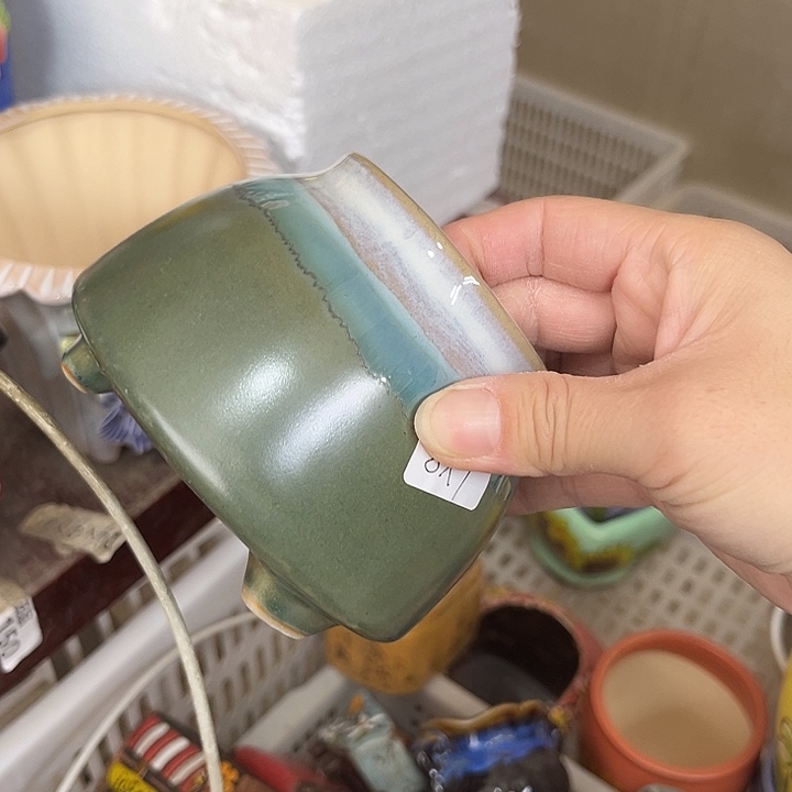 粗陶材质多肉花盆