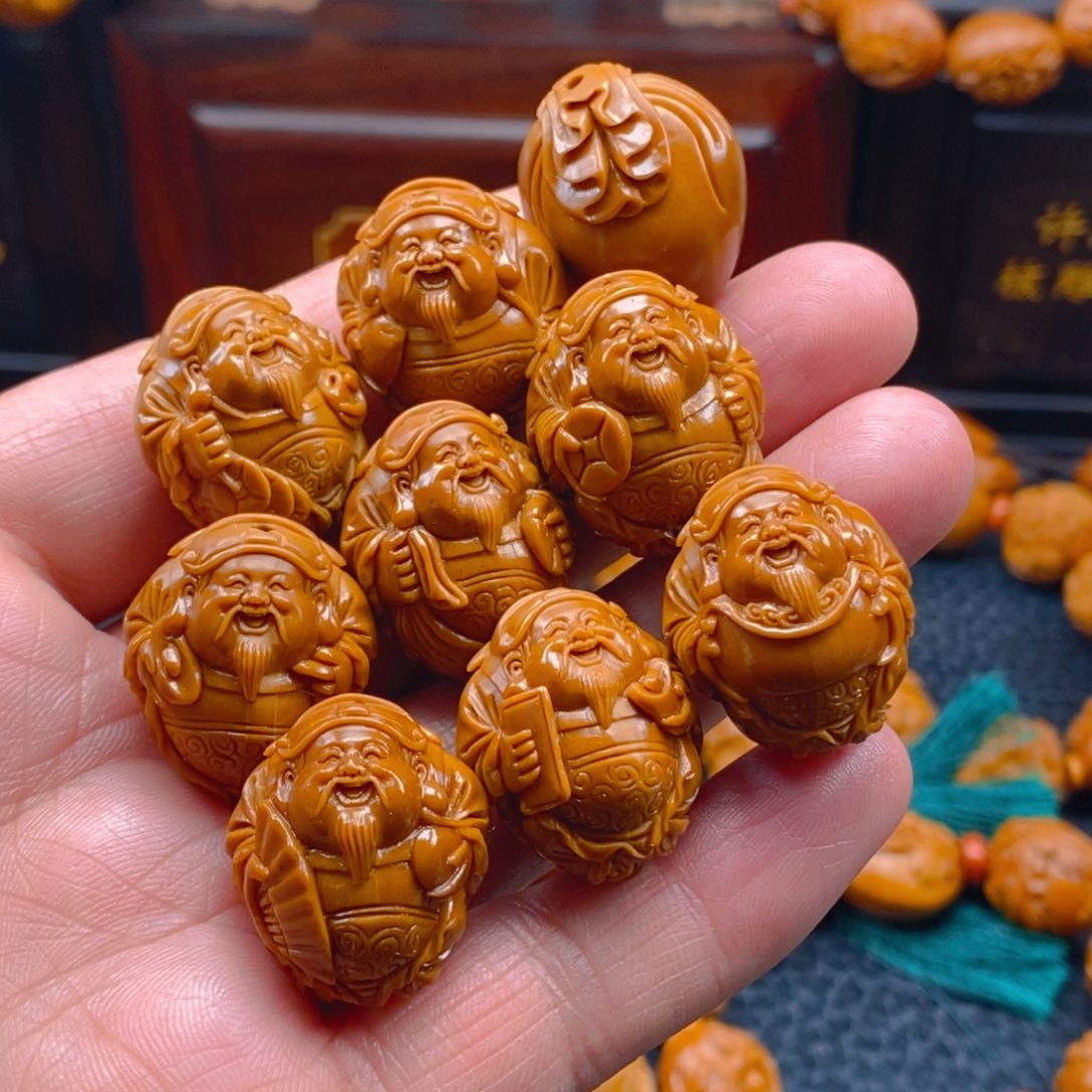 橄榄核手串/手链曹华2.1铁核八方来财