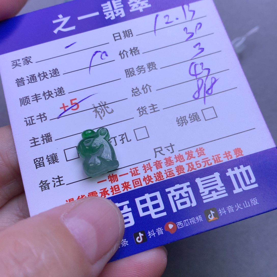 颈饰未镶嵌翡翠一*柠