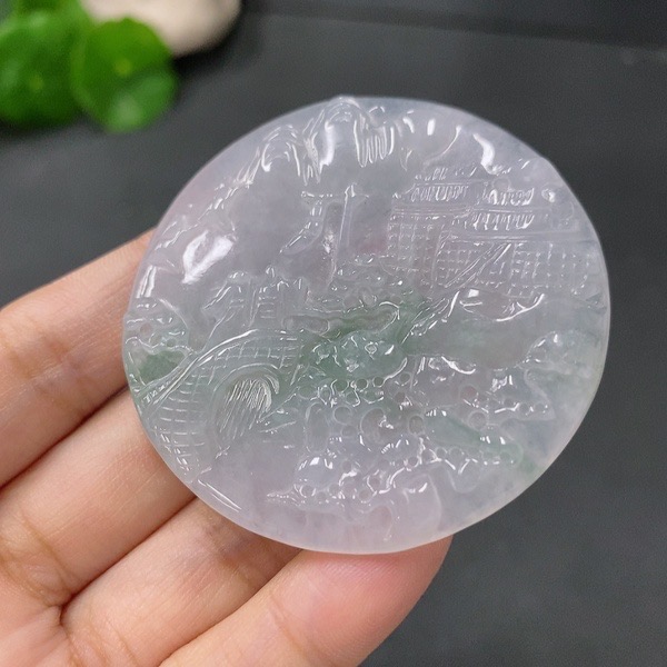 H41-天然A货翡翠-山水