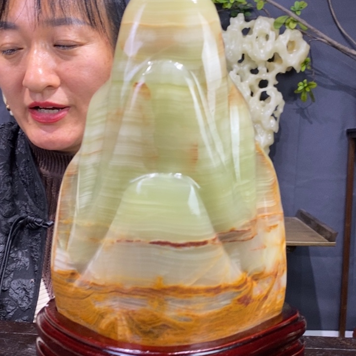 石材精品古青石摆件