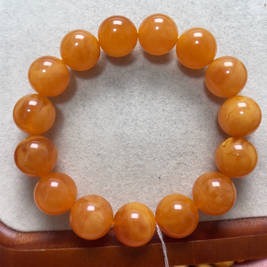 蜜蜡未镶嵌手串蜜蜡