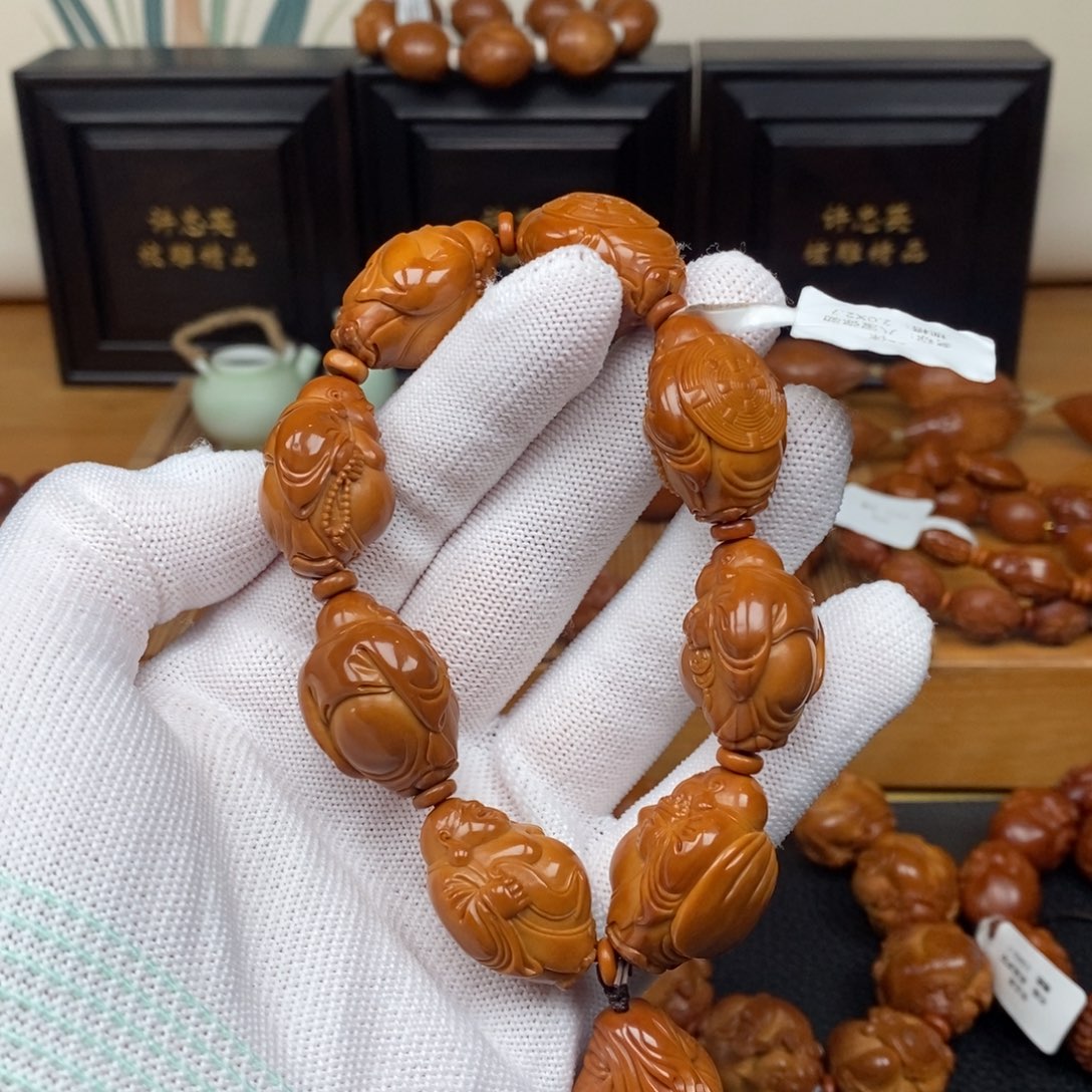 手串橄榄核许静健老师八宝弥勒