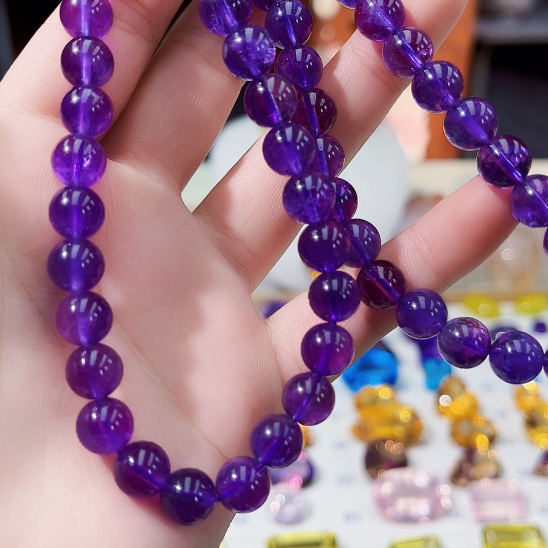 水晶颈饰未镶嵌天然