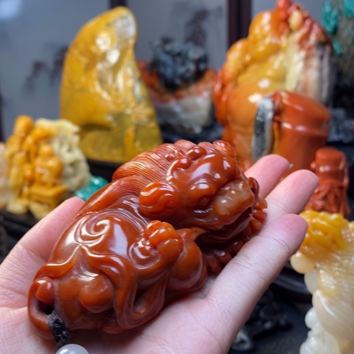 大***棠寿山石印石寿山石雕刻