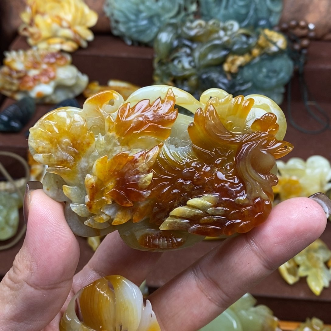 申***乐蛇纹石玉未镶嵌吊坠(赠链)