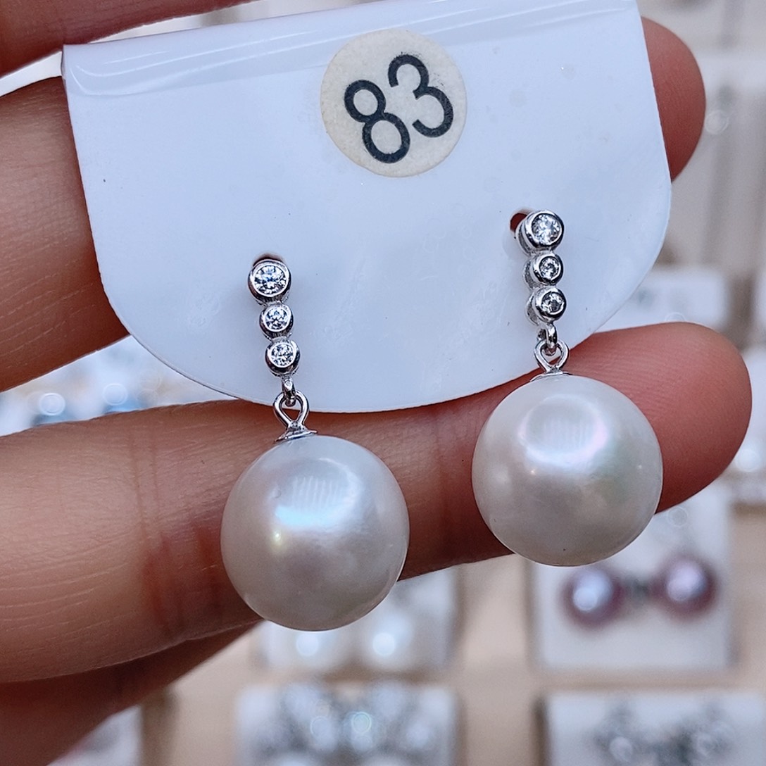 颈饰银S925镶嵌淡水珍珠