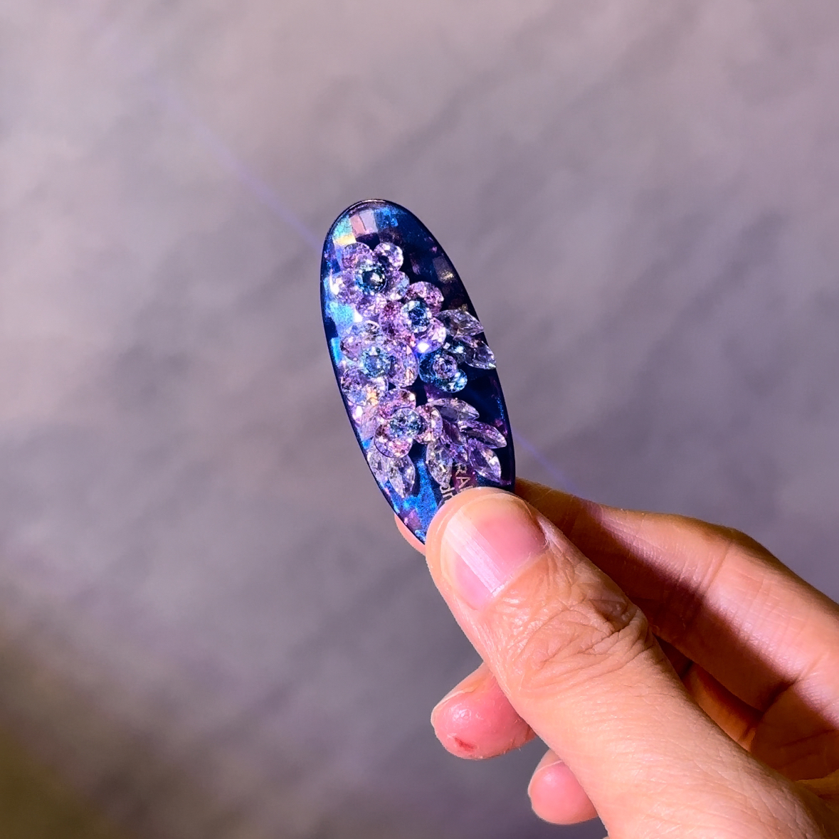 粉蓝小雏菊 鸭嘴夹