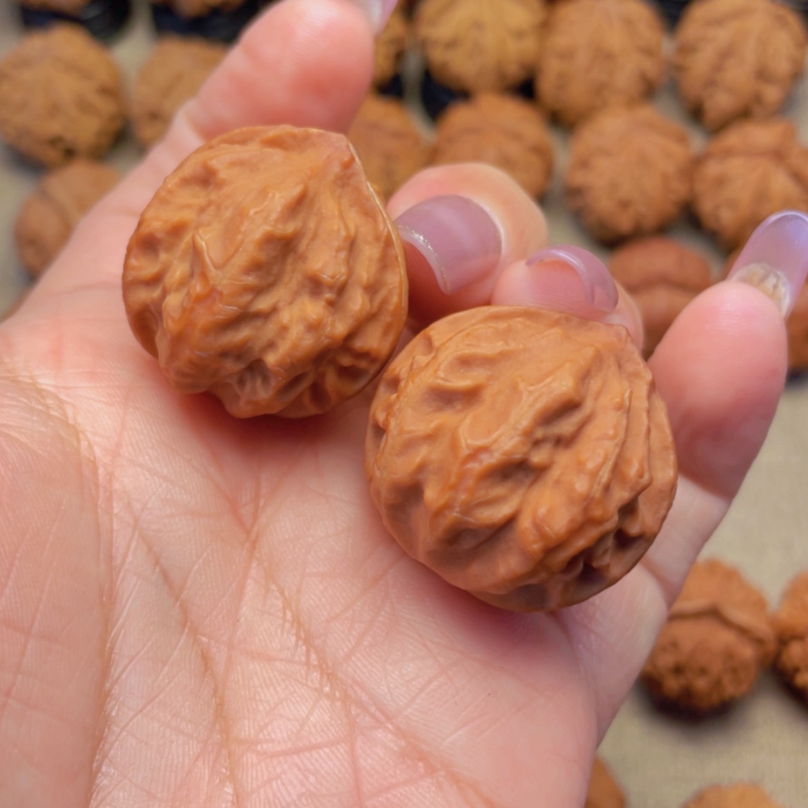 【闪购商品】吊坠文玩核桃龙脊八棱有修