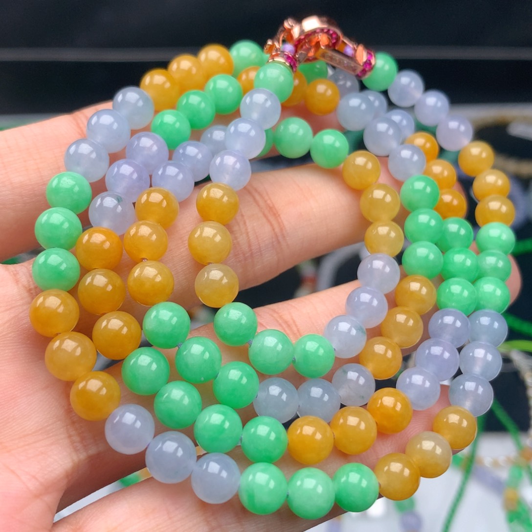 翡翠手链未镶嵌卡