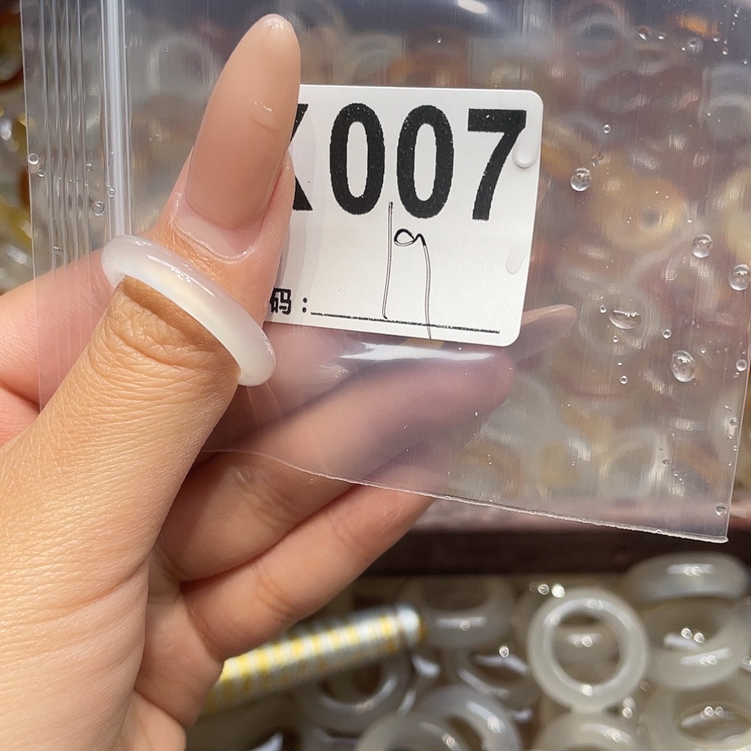 玛瑙/玉髓未镶嵌戒指007