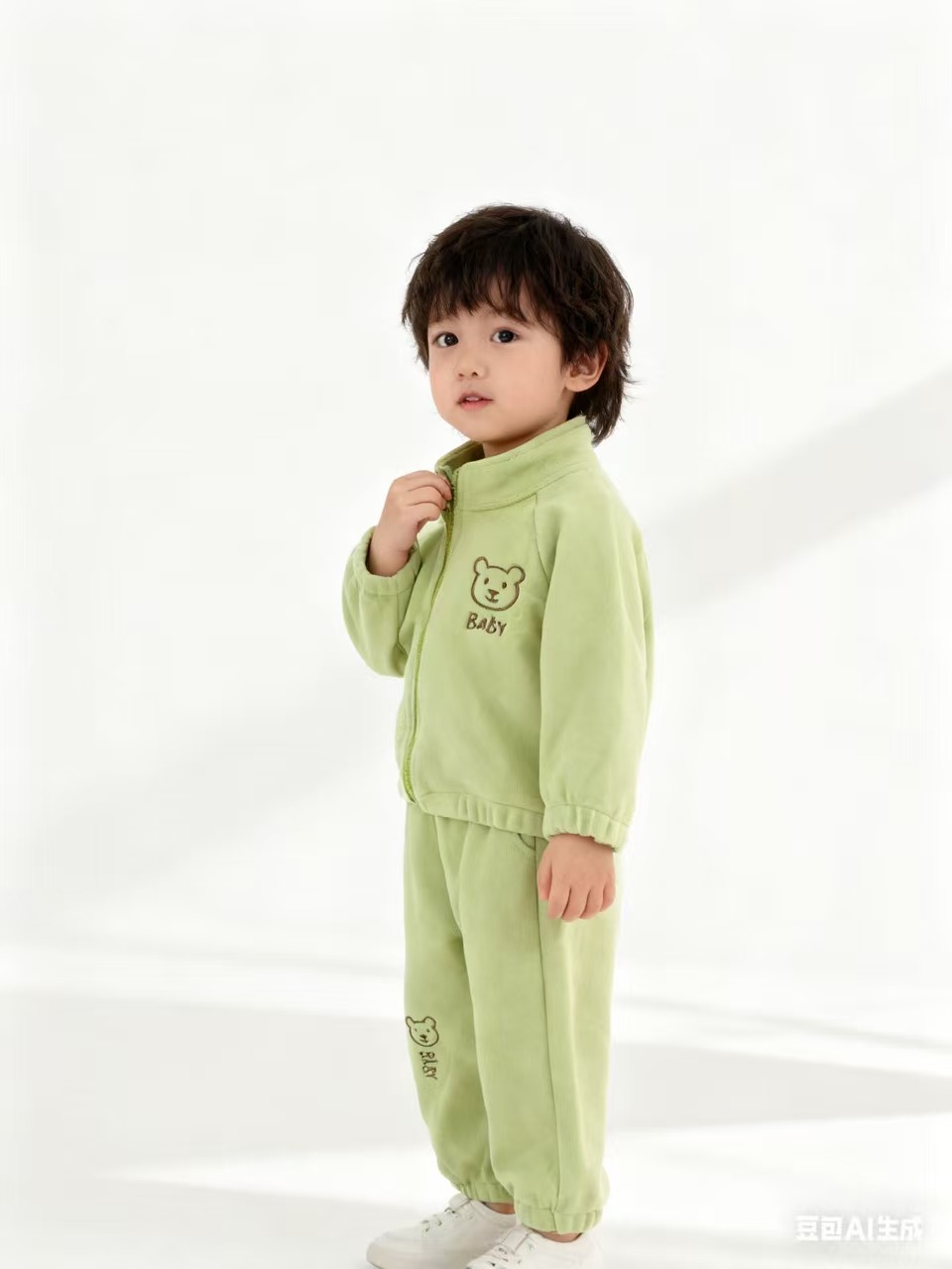 豫贝星 加绒套装