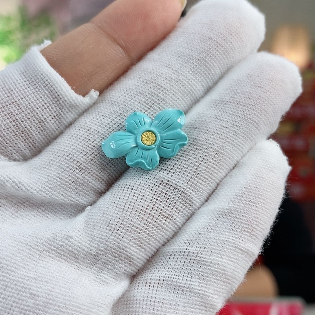 绿松石珠宝奇石未镶嵌