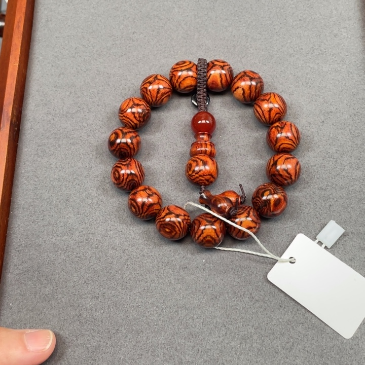 ****脆手串/手链黄花梨/降香黄檀海南黄花梨双面京剧脸谱15